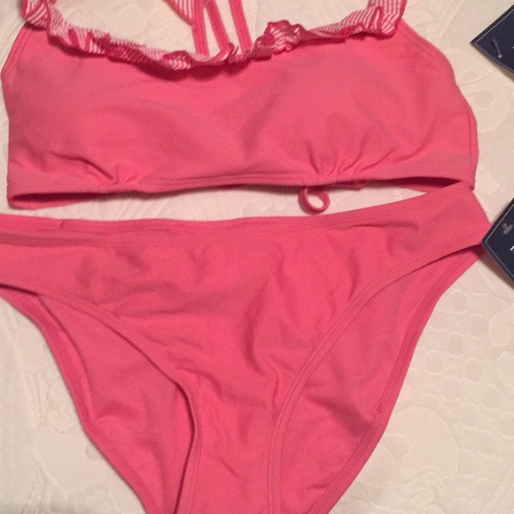 DARLING 2 PIECE SET LAUREN JAMES BATHING SUIT. - Picture 10 of 10